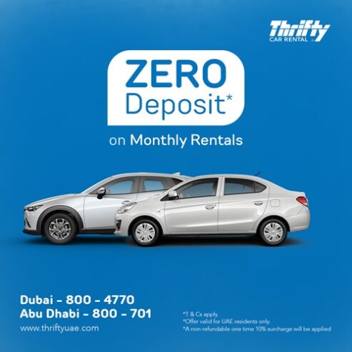 Thrifty car rentals