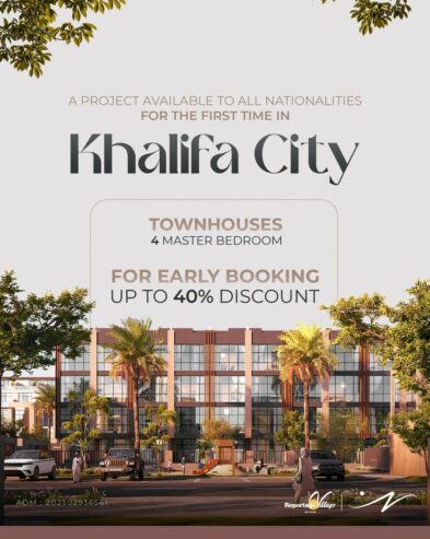 Townhouses in Khalifa city