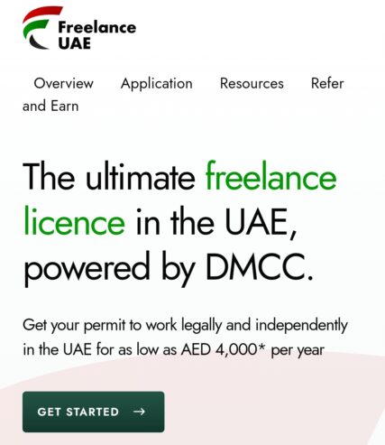 Get freelance licence in the UAE