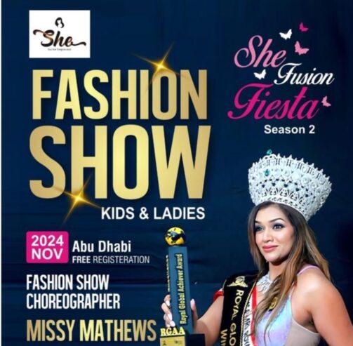 She Fashion Show for Kids & Ladies / free registration