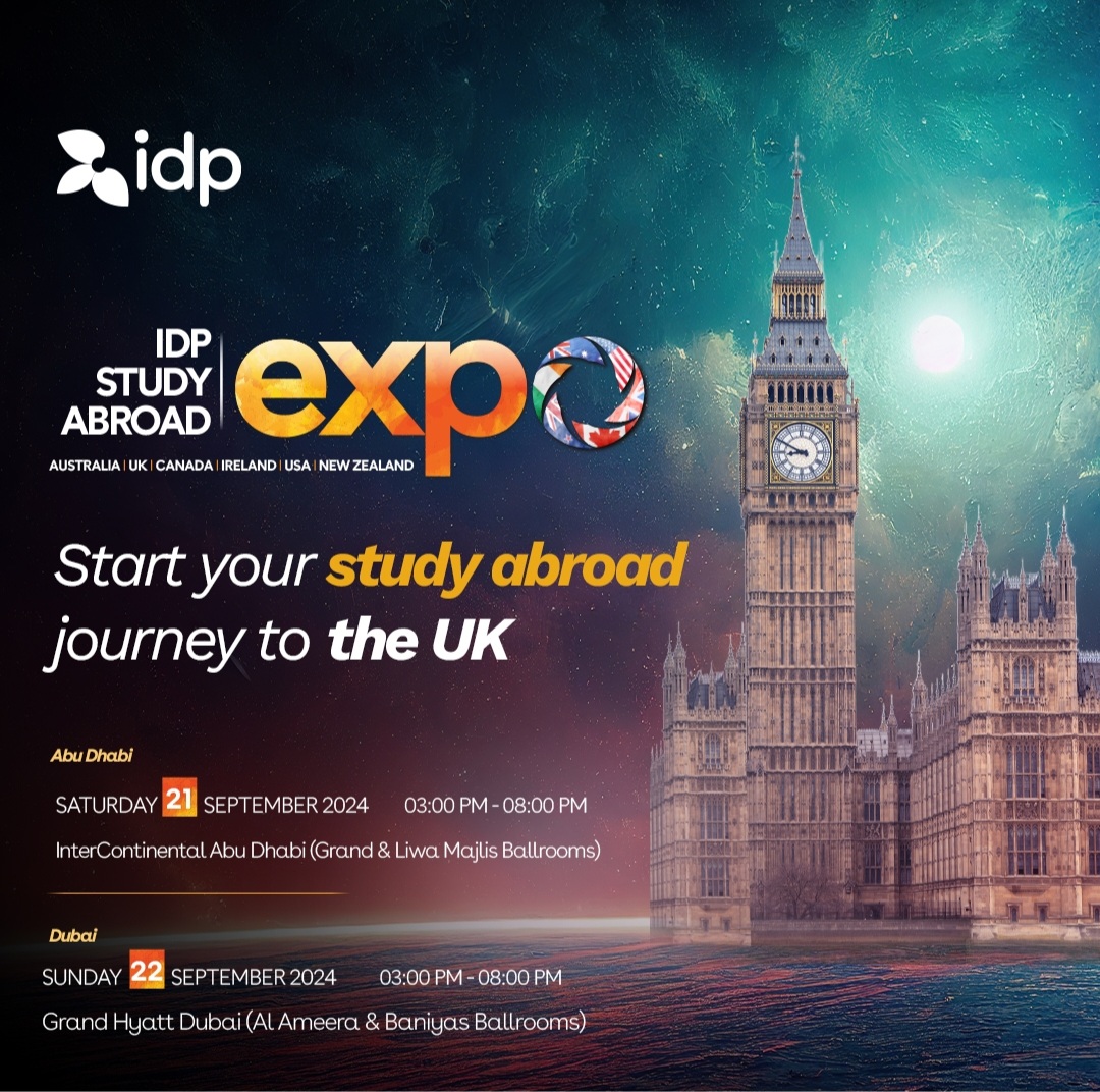 IDP Study Abroad Expo in Abudabi & Dubai! 🌍✨