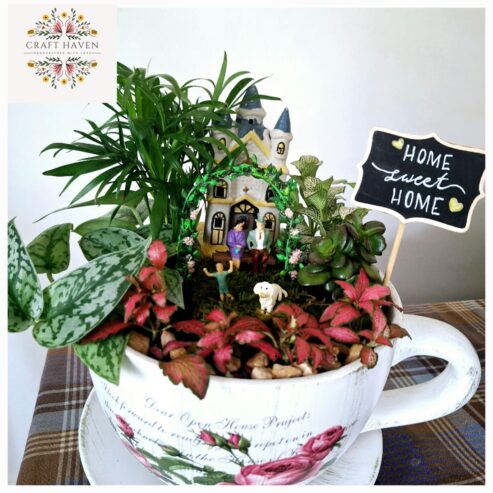 Order a Customised Open Terrarium-Anniversary gift