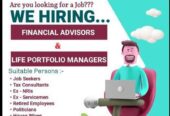 Hiring Portfolio Manager & Financial Advisor for Pnb Met Life