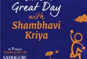 Have a great day with Shambavi Kriya, Transform your life with Inner engineering