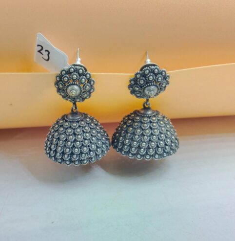 Oxidised jumka for sale 20% off on this Diwali