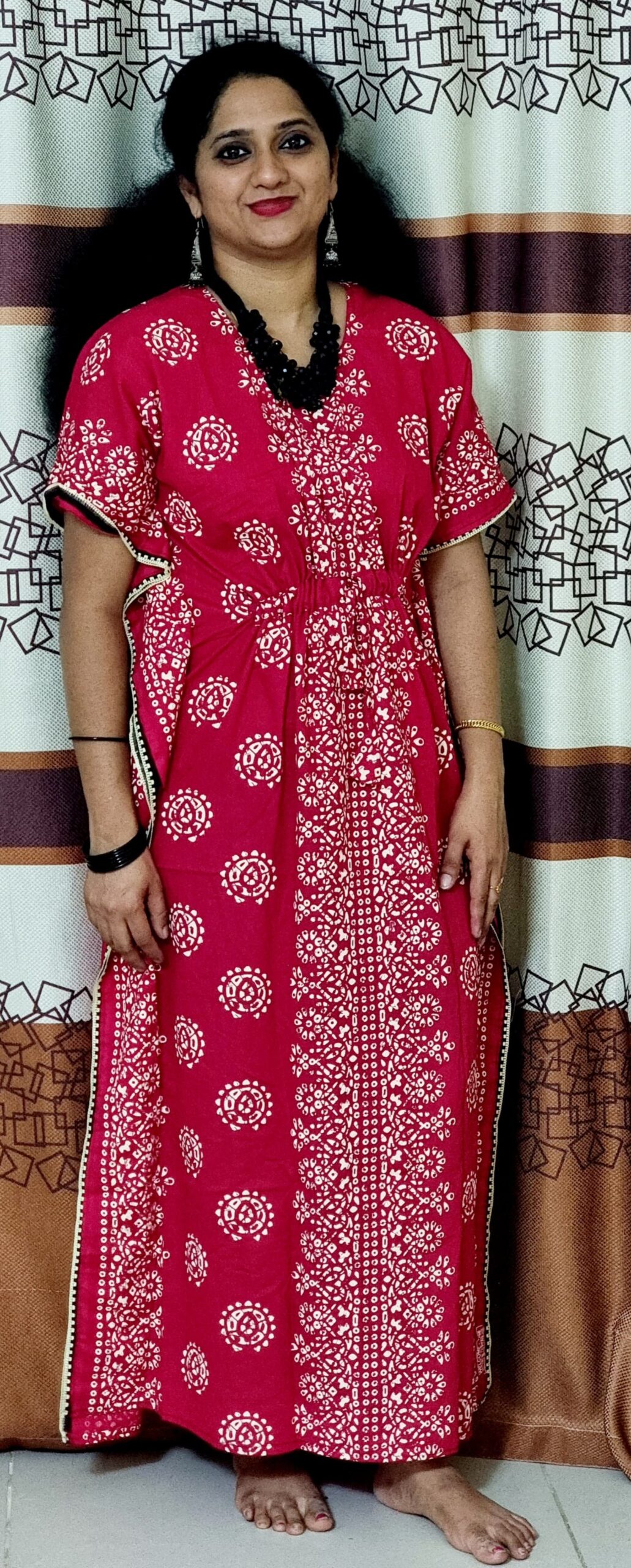 Cotten kaftan and nighty free size