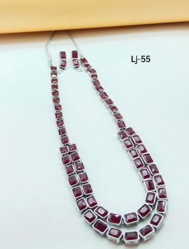 Beautiful stone long chain for sale 20% off on this Diwali