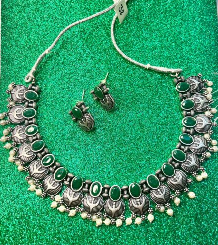 Oxidised necklace for sale 10% off on this Diwali