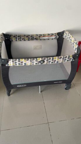 High chair, walker and foldable playpen