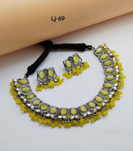 Yellow stone necklace for sale 20% off on this Diwali