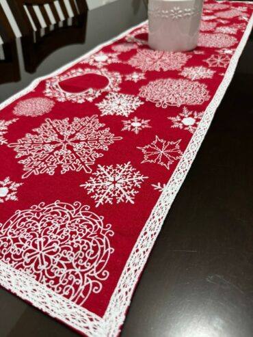 Handmade Christmas table Runner