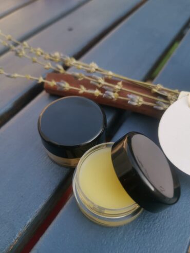 Hand made natural lip balms