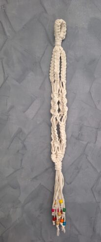 Handmade macrame pot hangers