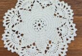 Handmade crochet doilies