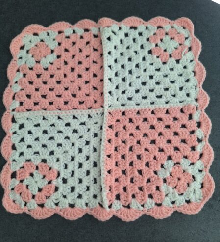 Handmade crochet doilies