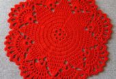 Handmade crochet doilies