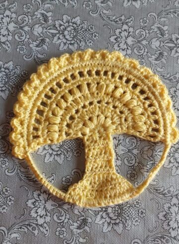 Handmade crochet doilies