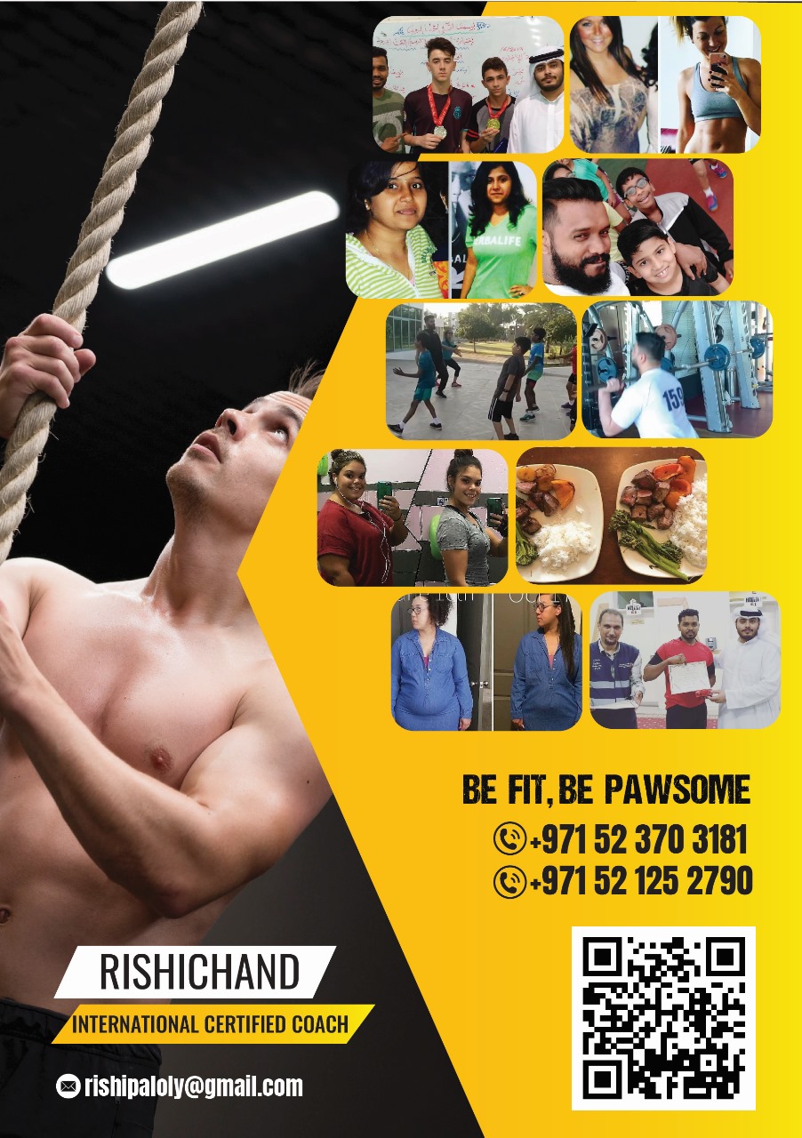 Best Fitness personal trainer Abudabi Rishi best