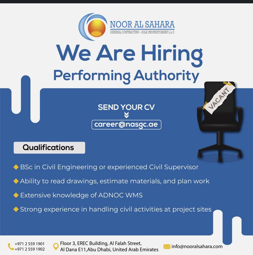 We are hiring: JP, Road safety coordinator, HSE Officer