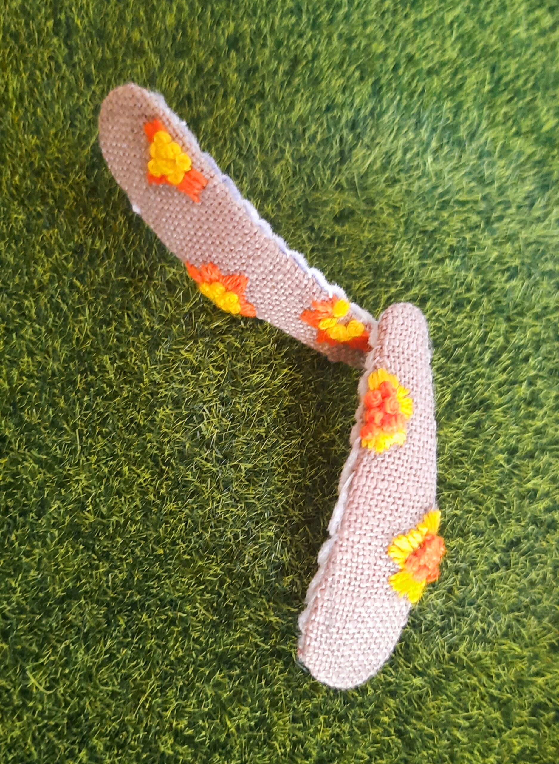 Embroidered Handmade Hair Accessory/Cute Hair Clip/Personalised gift