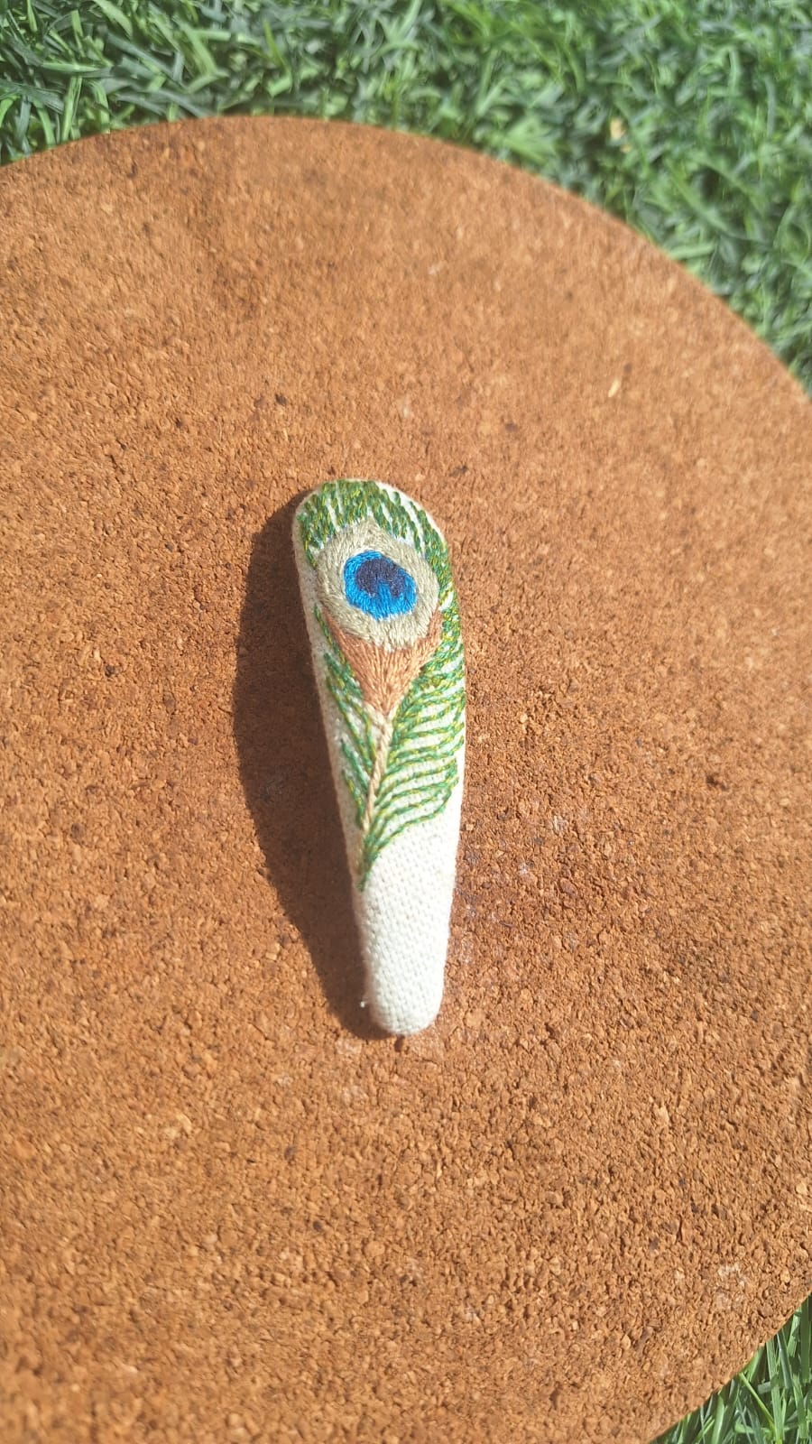 Traditional Styled Embroidered Hair Clips/Handmade/Perfect Gift