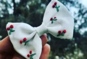 Embroidered Hair Accessory/Customised/Birthday/Special Occasions