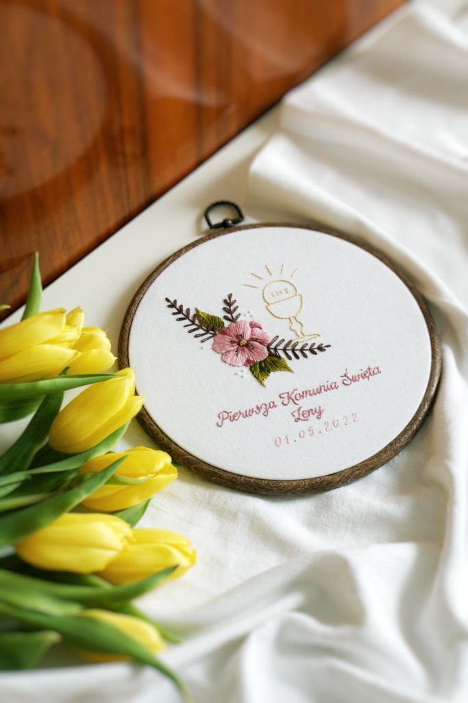 Holy Communion Embroidary Hoops Available/Perfect Gift for such Sacred Events