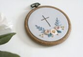 Holy Communion Embroidary Hoops Available/Perfect Gift for such Sacred Events