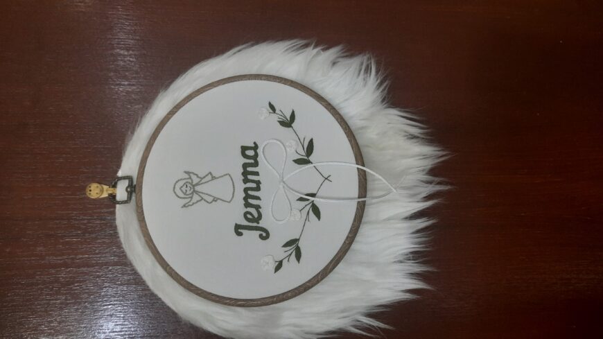 Customised Embroidery Hoop specially designed for First Holy Communion/ Perfect Gift/ Special Occasions