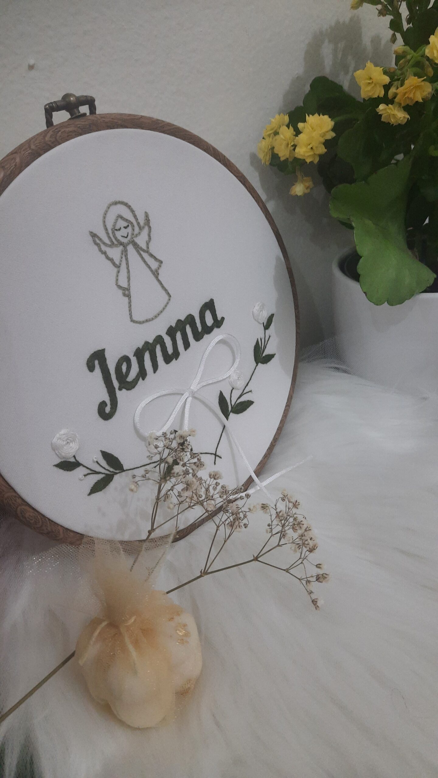 Customised Embroidery Hoop specially designed for First Holy Communion/ Perfect Gift/ Special Occasions
