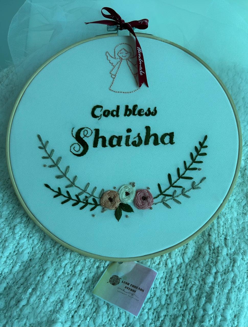Custom made Holy Communion Embroidary Hoop /Gifting/Any Occasions