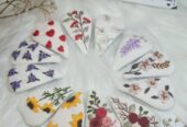 Beautiful Embroidered Handmade Hairclips/Perfect Gift/Accessories