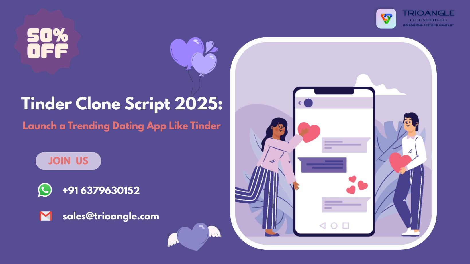 Tinder Clone Script 2025: Launch a Trending Dating App Like Tinder