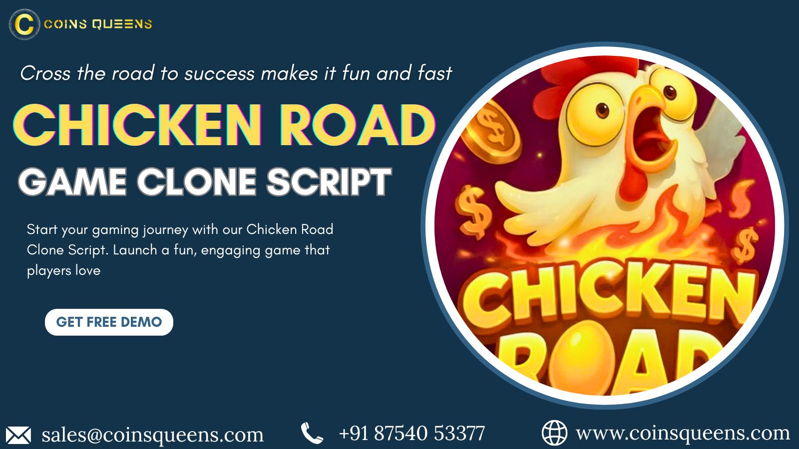 Start Your Gaming Journey with Our Chicken Road Clone Script