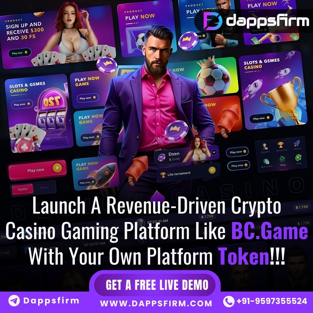 BC.Game Clone Script with High-Performance Backend and Secure Blockchain Support