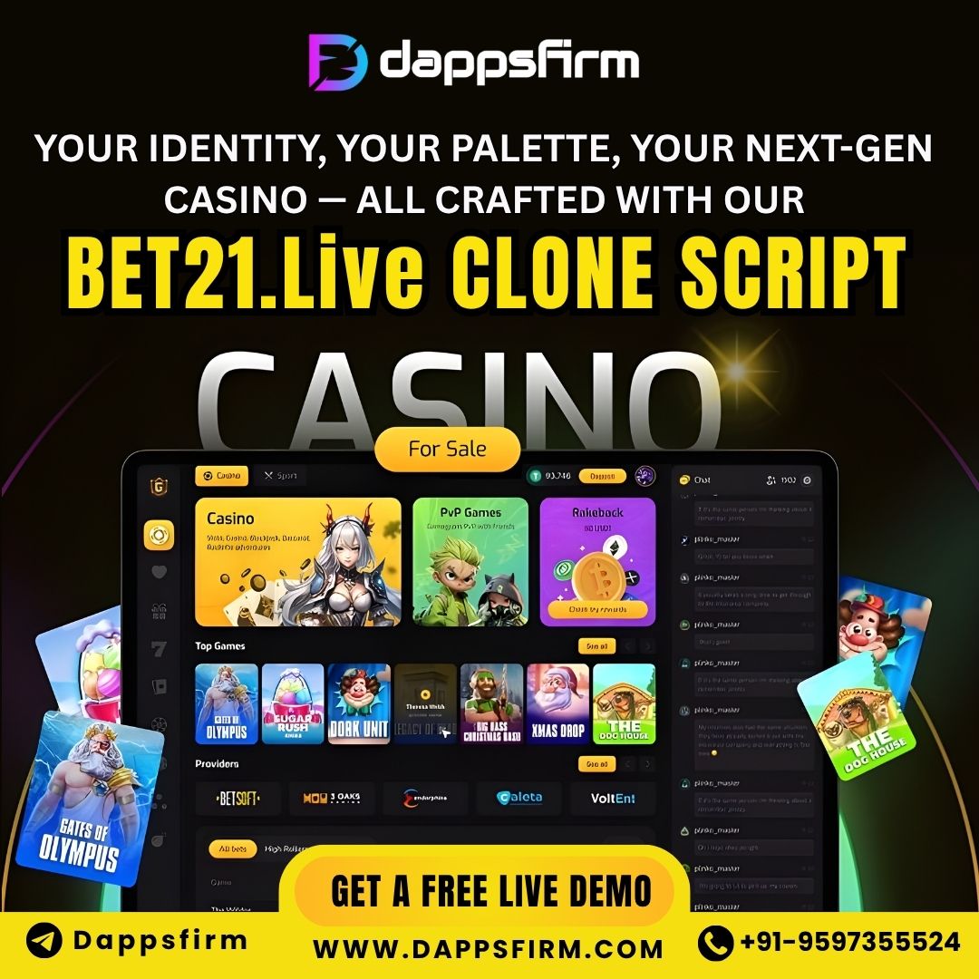 Push Your iGaming Roadmap Forward with a Futuristic Bet21 Clone Script Design