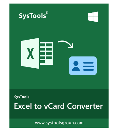 SysTools Excel to vCard Converter