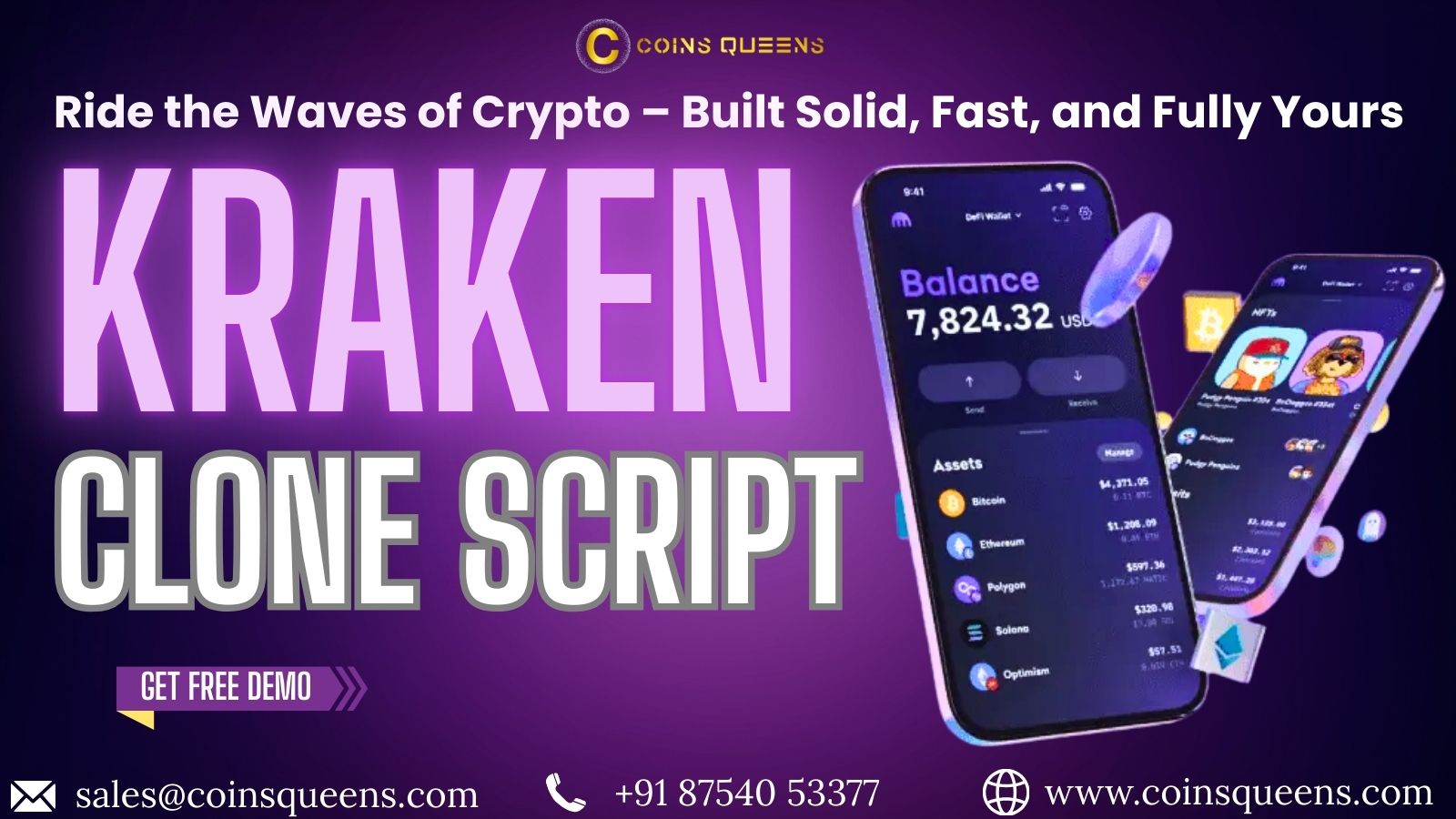 Kraken Clone Script – Build a High-Liquidity Crypto Trading Platform