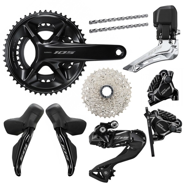 Shimano 105 R7170 Di2 Disc Groupset – 12 Speed (ZONACYCLES)