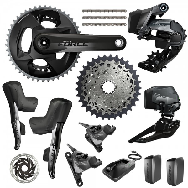 Sram Force eTaP AXS 2X HRD Electronic Wireless Full Groupset – 12 Speed (ZONACYCLES)
