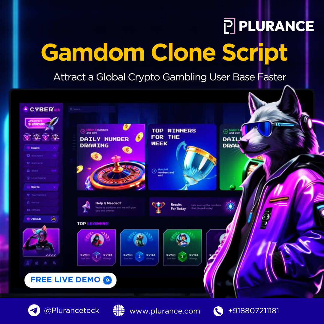Gamdom Clone Script – Attract a Global Crypto Gambling User Base Faster