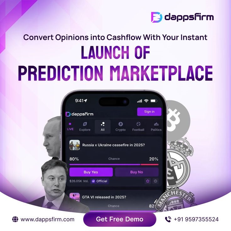 Prediction Market Clone Script – Free Consultation for Entrepreneurs & Investors