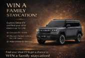 Find your ideal EV & get a chance to WIN a family staycation!