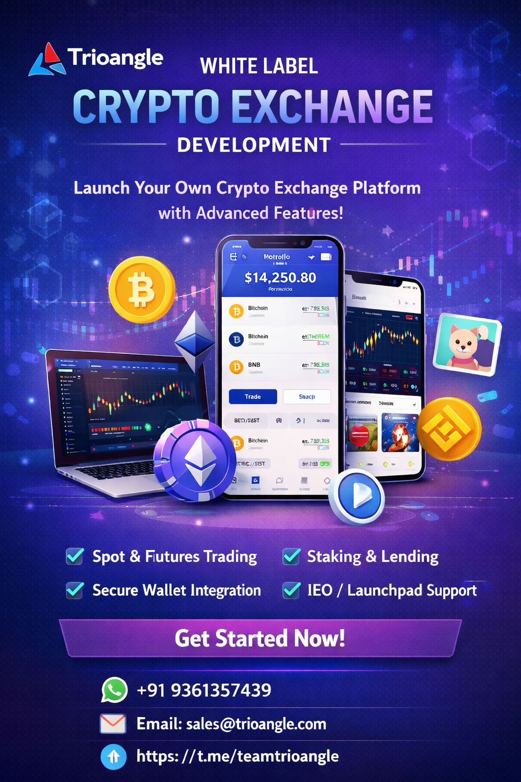 Launch Your Own Branded Crypto Exchange Platform