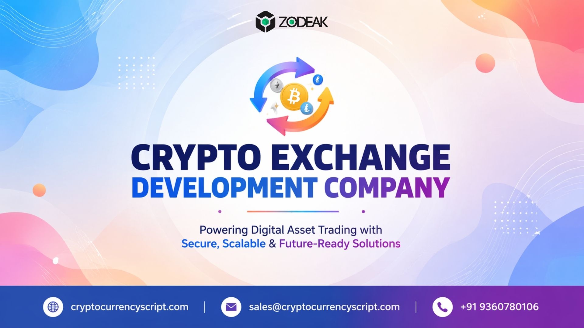 Best Crypto Exchange Development Company in UK – Zodeak
