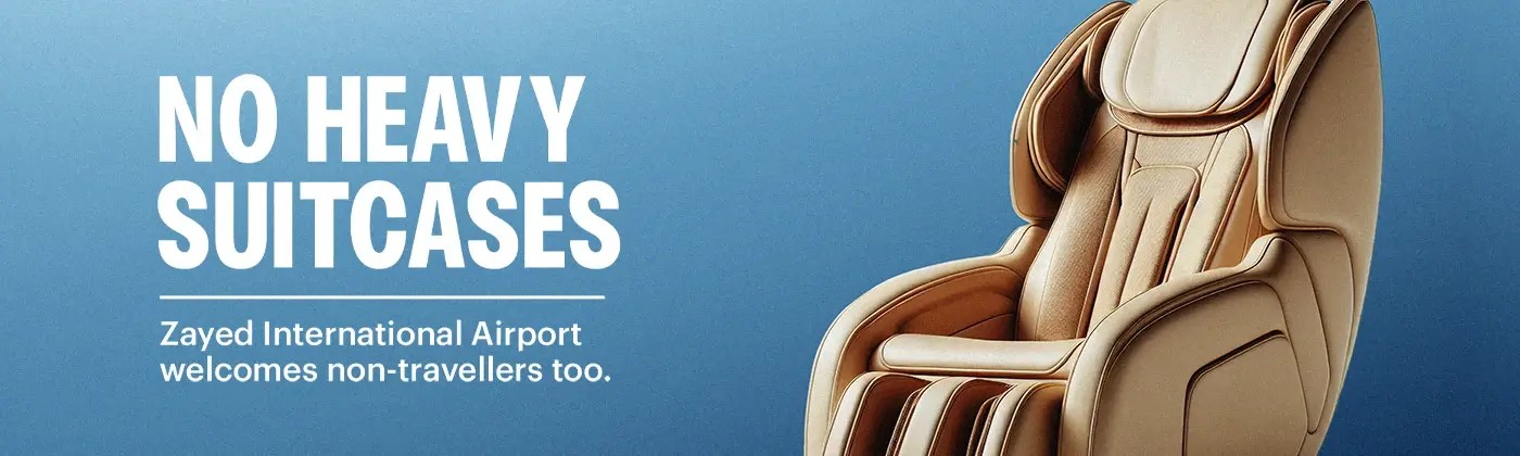 Experience the magic of Zayed International Airport without the travel