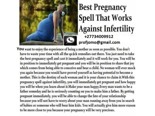 +27734009912 Fertility and pregnancy spells in Gaborone Botswana