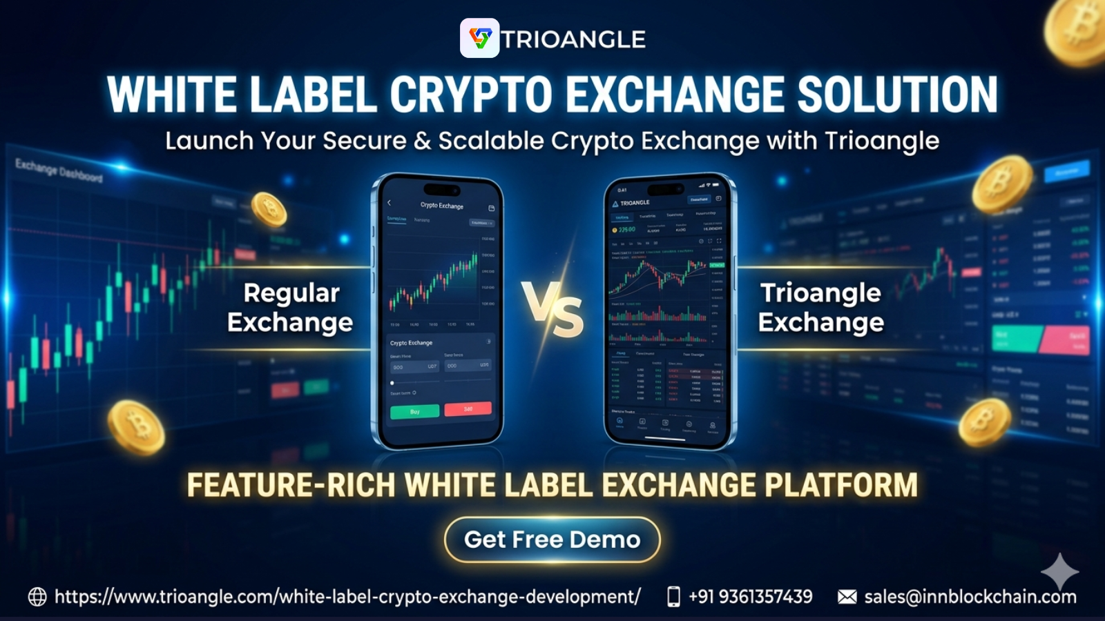 Launch Your Crypto Exchange with Trioangle’s White Label Solution