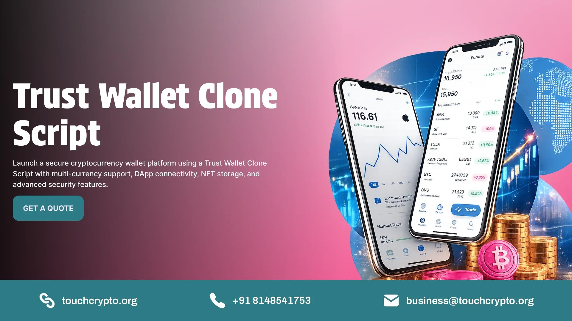 Next-Gen Trust Wallet Clone Script for Modern Crypto Apps