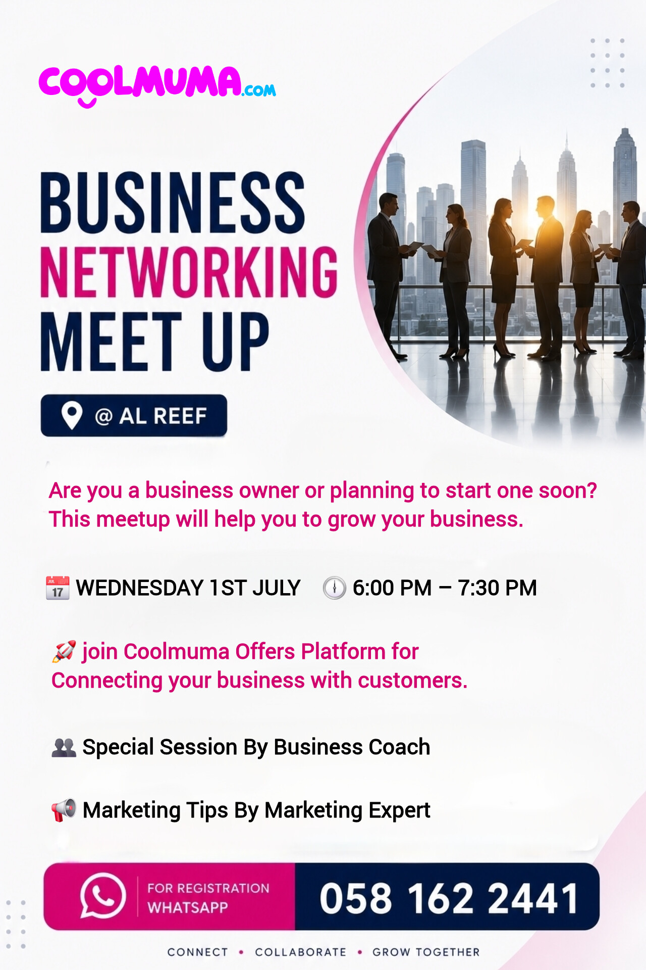 Al Reef Business Networking Meet Up – Powered by Coolmuma